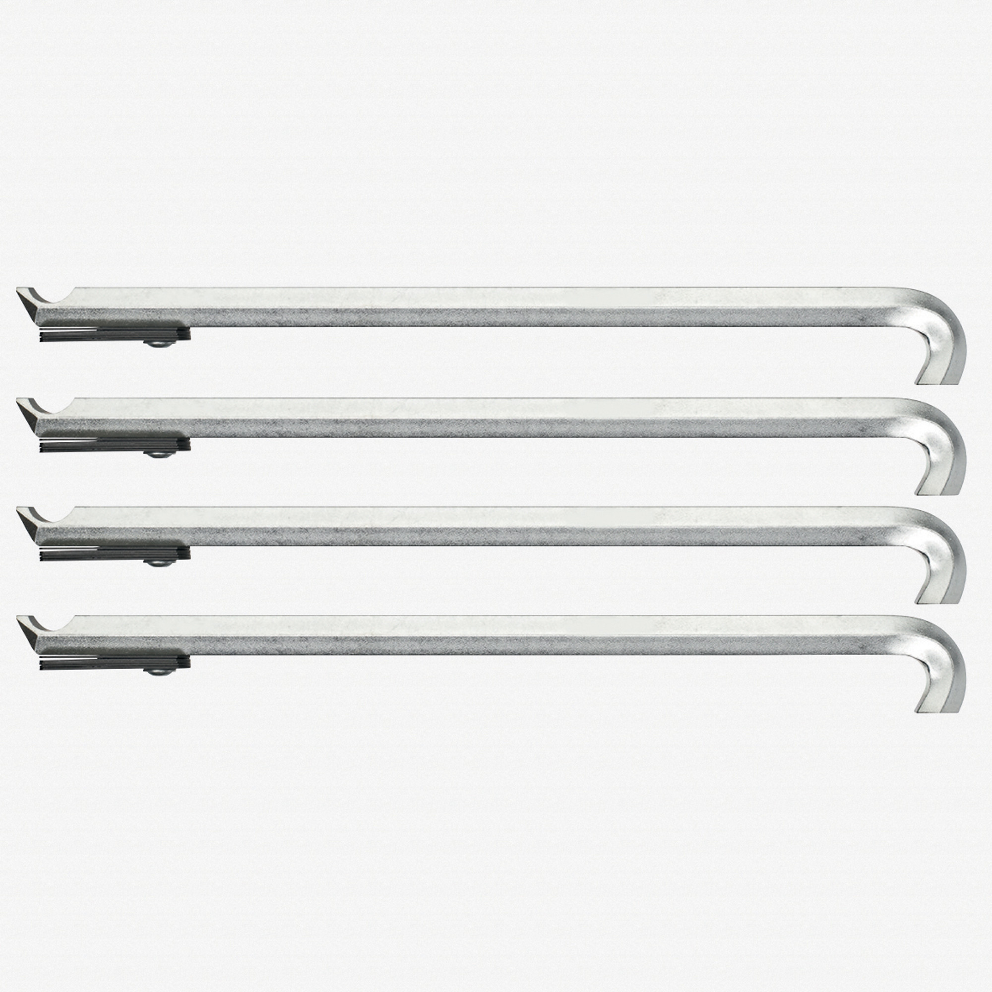 Gedore 1.29/35 Pulling legs, set of 4 pieces 187 mm