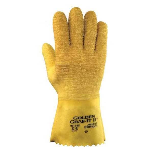 Guantes recubiertos resistentes al corte de borde, nivel de corte A2, color crema, (10) - 16-312