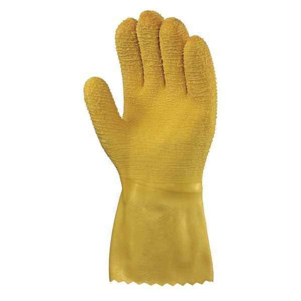 Guantes recubiertos resistentes al corte de borde, nivel de corte A2, color crema, (10) - 16-312