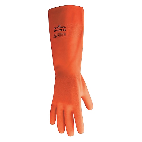 Guantes Resistentes a Químicos Showa 12", de Nitrilo, Talla 2XL, 1 Par - 707HVO-11
