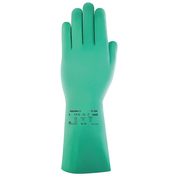 Guantes Resistentes a Químicos Ansell de 12-1/2", de Nitrilo, Talla 10, 1 Par - 37-200