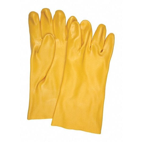 Mcr Safety Amarillo Pvc Suave Forro de Interlock, L, Paquete de 12, 12 Paquetes - 6612