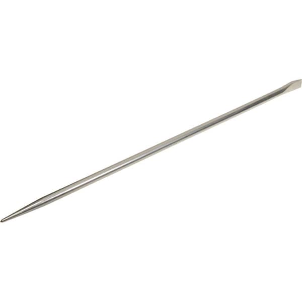 Gray Tools Pinch Bar, 1-1/4" Width Of Cut X 1" Shank X 42" Long, Nickel Plate - C70