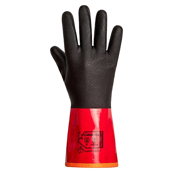 Guantes Resistentes a Químicos de 12" Chemstop, PVC, 1 par - S15KGV30N-10