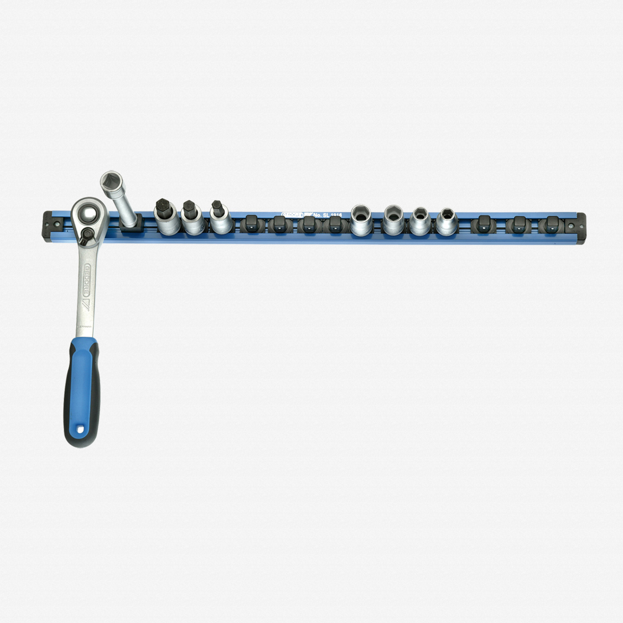 Gedore SL 1916 Tool holding rail 1/2", magnetic, 580 mm