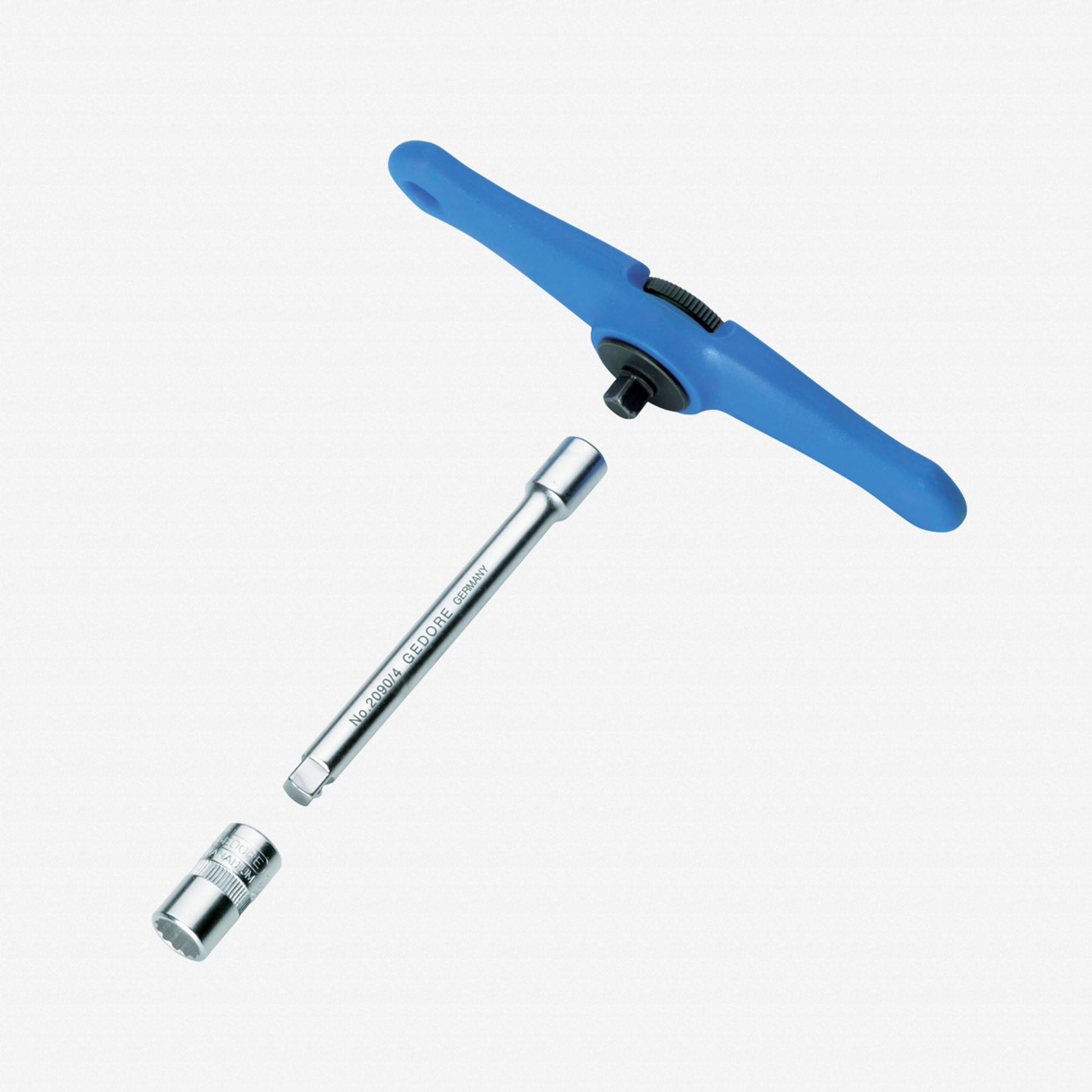 Gedore 2093 U-3 T Ratchet with T-handle 1/4" 140 mm