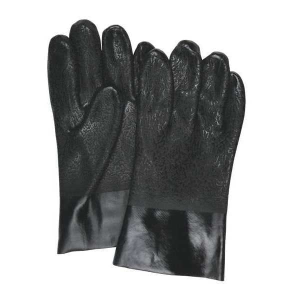 Guantes Resistentes a Químicos Mcr Safety de 10", PVC, Talla Grande, Paquete de 12 - 6510S