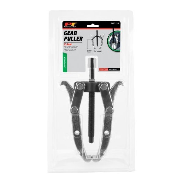 Performance Tool 2 Jaw Gear Puller 5 1/2 X 6 In Gear Puller-2 J, W87125 - W87125