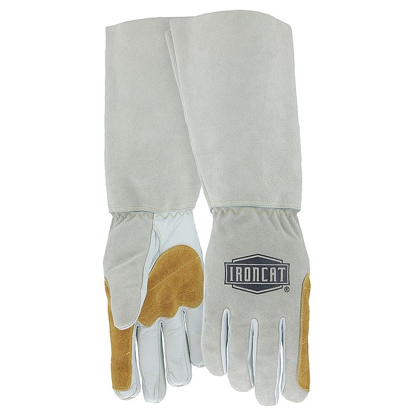 Guantes de soldadura MIG Ironcat, palma de piel de cabra, L, PR - 9072/L