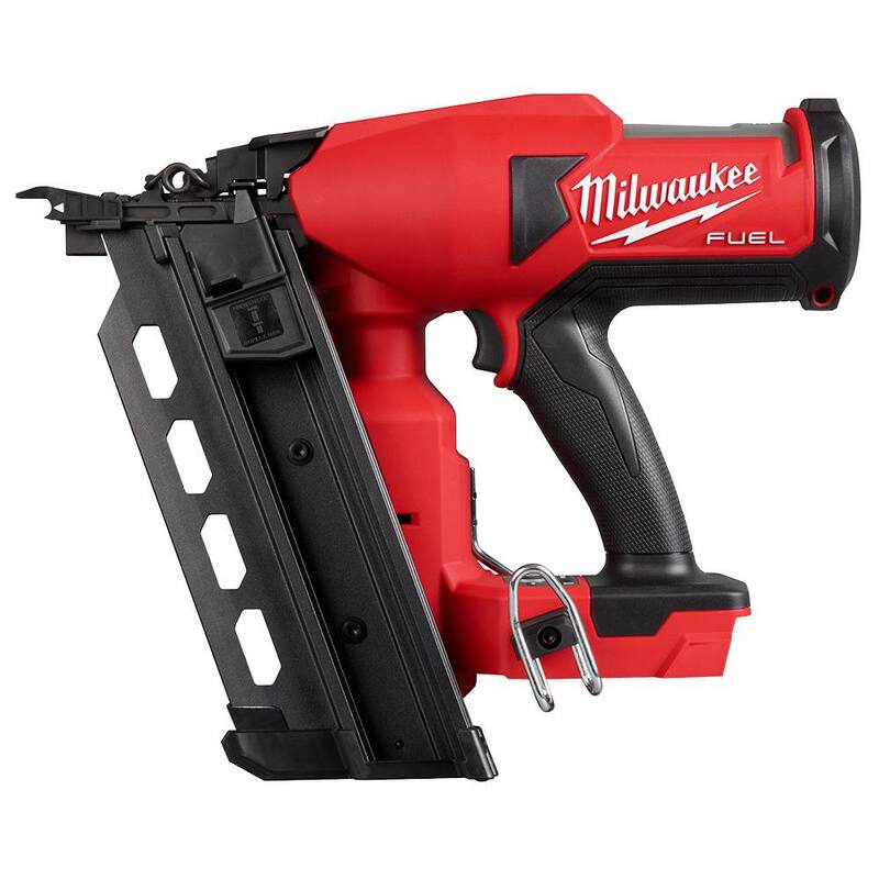 Milwaukee M18 FUEL 18-Volt Brushless Lithium-Ion Inalámbrico Dúplex 21-Degrees Clavadora - 2844-20