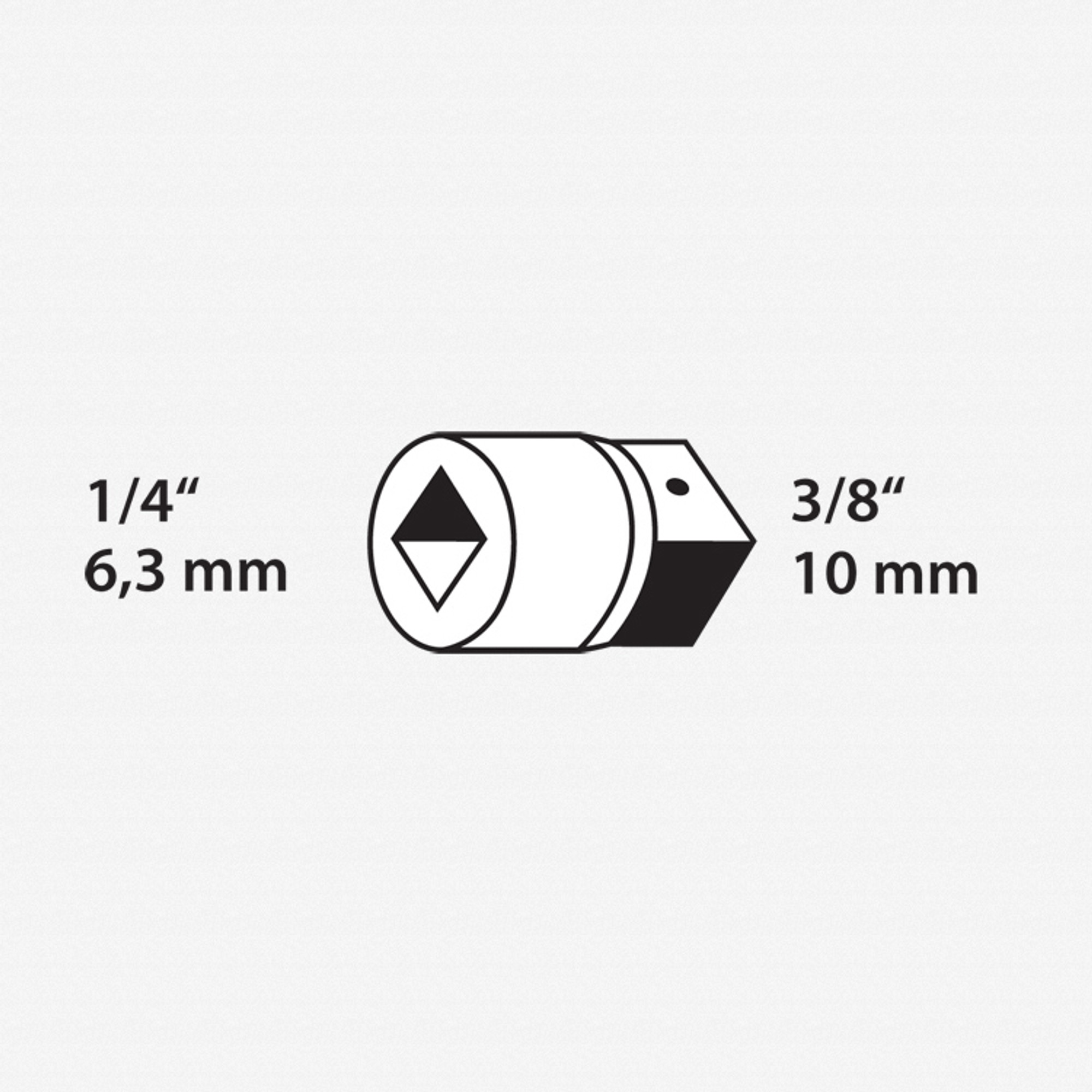 Gedore 2030 Converter 1/4" to 3/8"