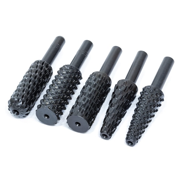 Richelieu Hardware (5-Piece) Rotary File, Rasp, and Countersink Set - 2540405