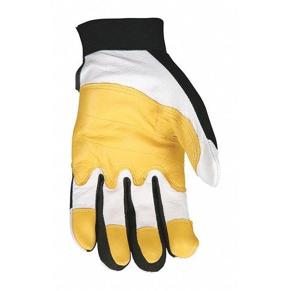 Guantes de Mecánico MCR Safety, 2XL, Negro/Blanco/Rojo, Spandex/Nylon - 906XXL