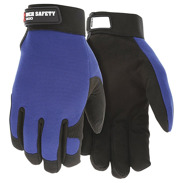 Guantes Mecánicos Mcr Safety, Talla S (7), Negro/Azul - 900S