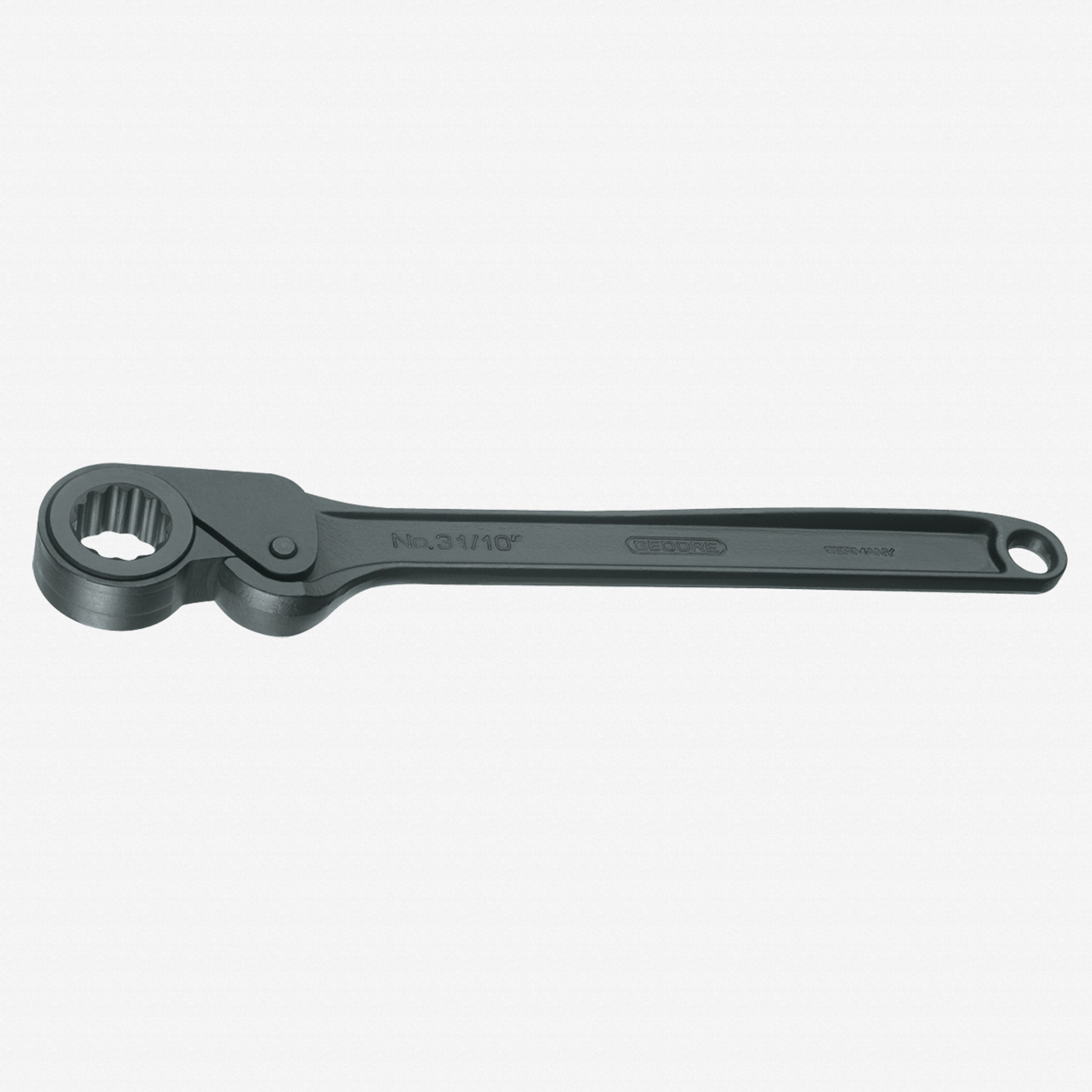 Gedore 31 KR 12-27 Friction type ratchet with ring 27 mm