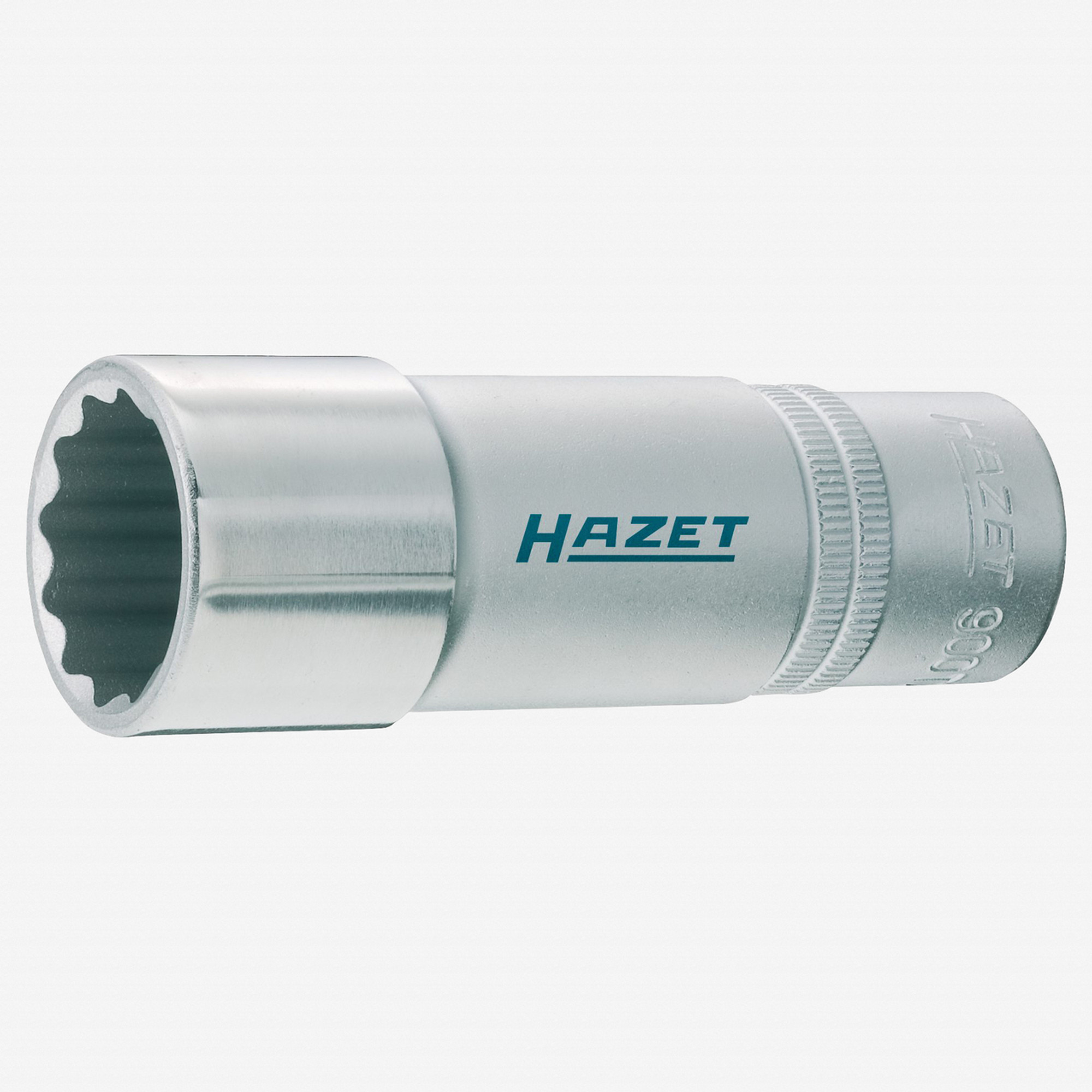 Hazet 900TZ-20.8-13/16 Socket (12-point) 20.8mm (13/16") x 1/2" with rubber ply for spark plugs - Long