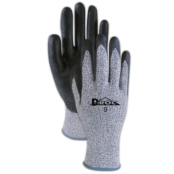 Guantes recubiertos de palma de poliuretano Magid D-Roc Gpd530 Hppe Blend, 12 pares - SW-GPD530-12