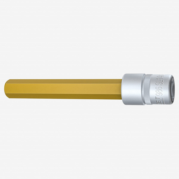 Hazet HZ986SL-14 14 mm Titanium Nitride Hex Socket, 1/2" Drive, 140 mm