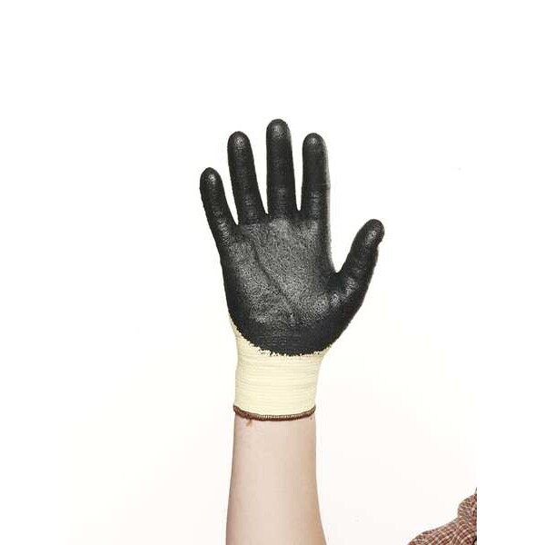 Guantes recubiertos resistentes a cortes Ansell, Nivel de corte A2, 13 ga, negro, L - 11-500