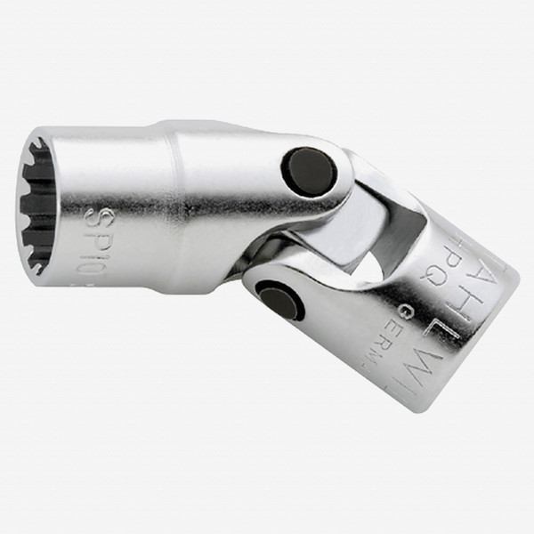 Stahlwille 402aSP Uniflex Swivel Socket, 1/4" Drive, Spline-Drive, SP 10