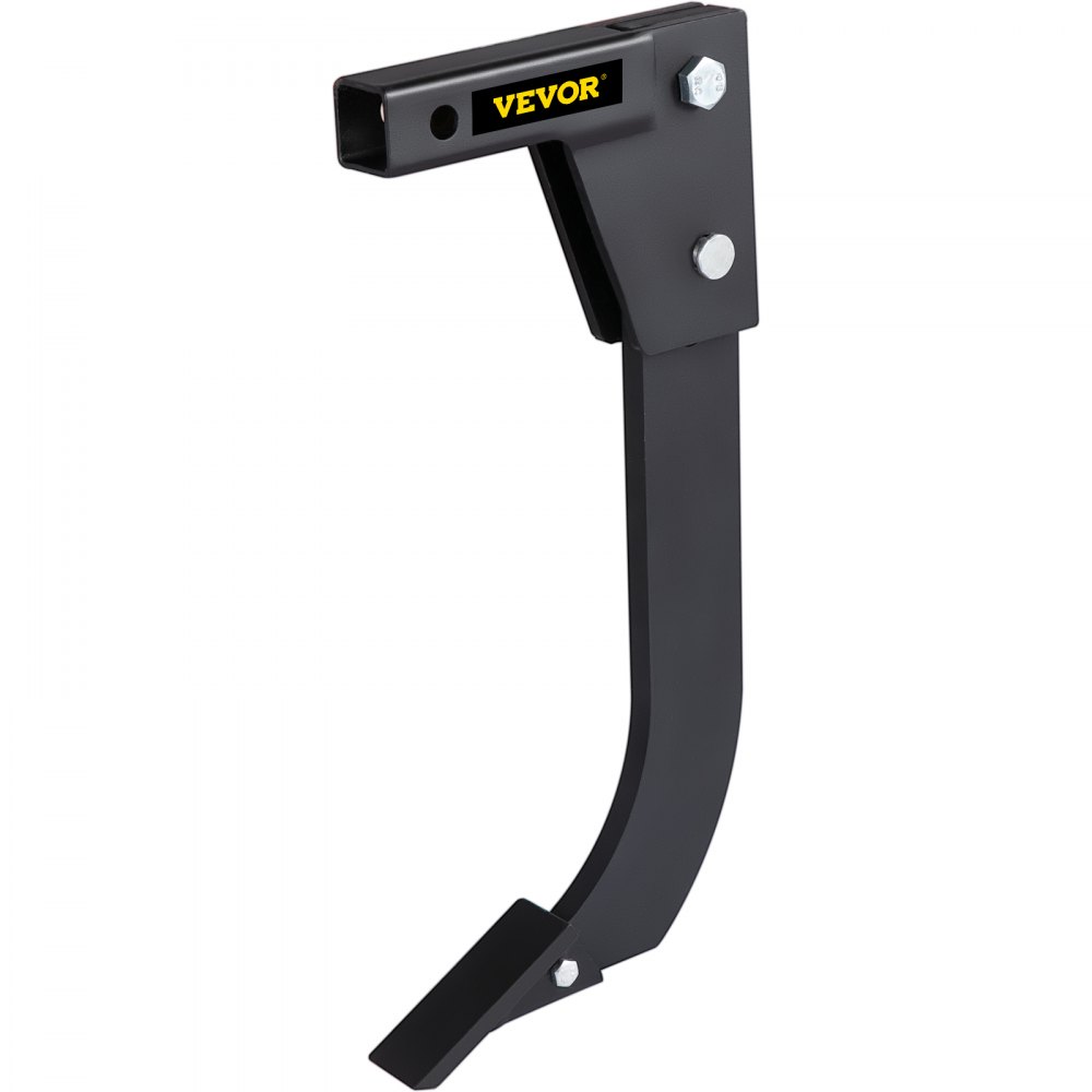 VEVOR Hitch Mounted Ripper, 18" Shank Length Box Scraper Shank, 4 Hole Site Box Blade for Tractor, 2 Locating Pins Ripper Shank, 2 Plough Tips Box Blade Shank Teeth - PTQLTYCHSBD181NXSV0