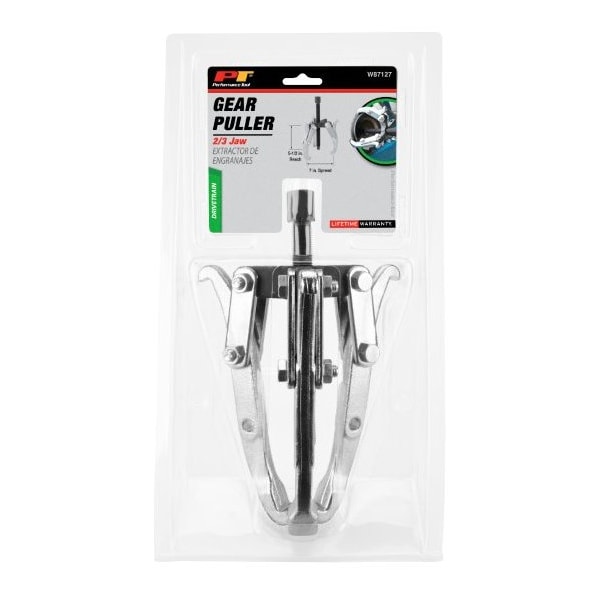 Performance Tool 2/3 Jaw Gear Puller 5 1/2 X 7 In Gear Puller-2/3, W87127 - W87127