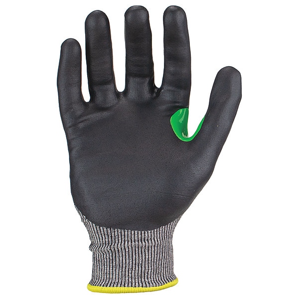 Guantes de tejido Ironclad Performance Wear, Nivel de corte A2, calibre 18, negro/gris, L - SKC2FN-04-L