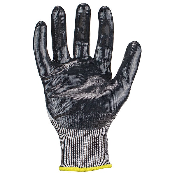 Guantes tejidos Ironclad Performance Wear, Nivel de corte A4, calibre 15, negro/gris, M - SKC4N-03-M