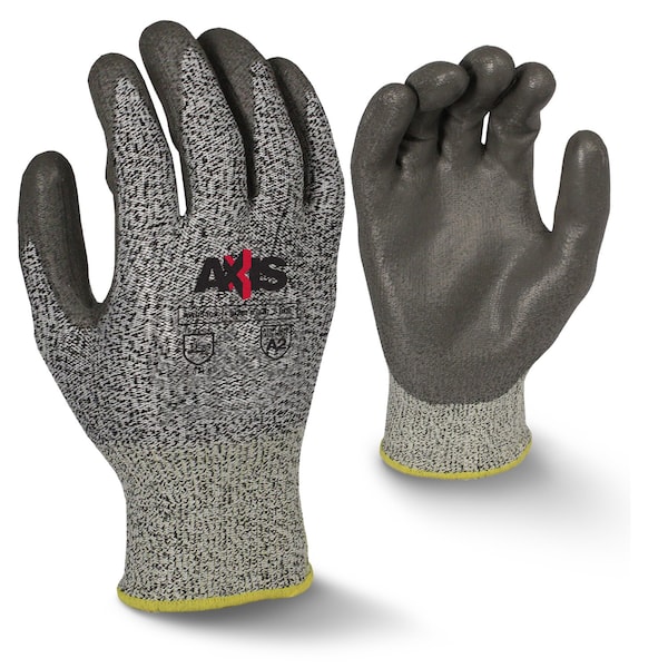 Guantes recubiertos resistentes a cortes de Radians, Nivel de corte A2, gris, XL - RWG530XL