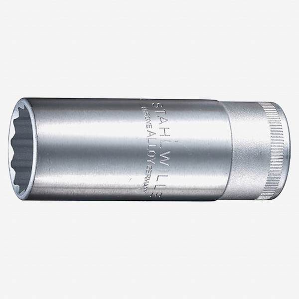 Stahlwille 51 Extra Deep Socket, 1/2" Drive, 12 Point, 26 mm