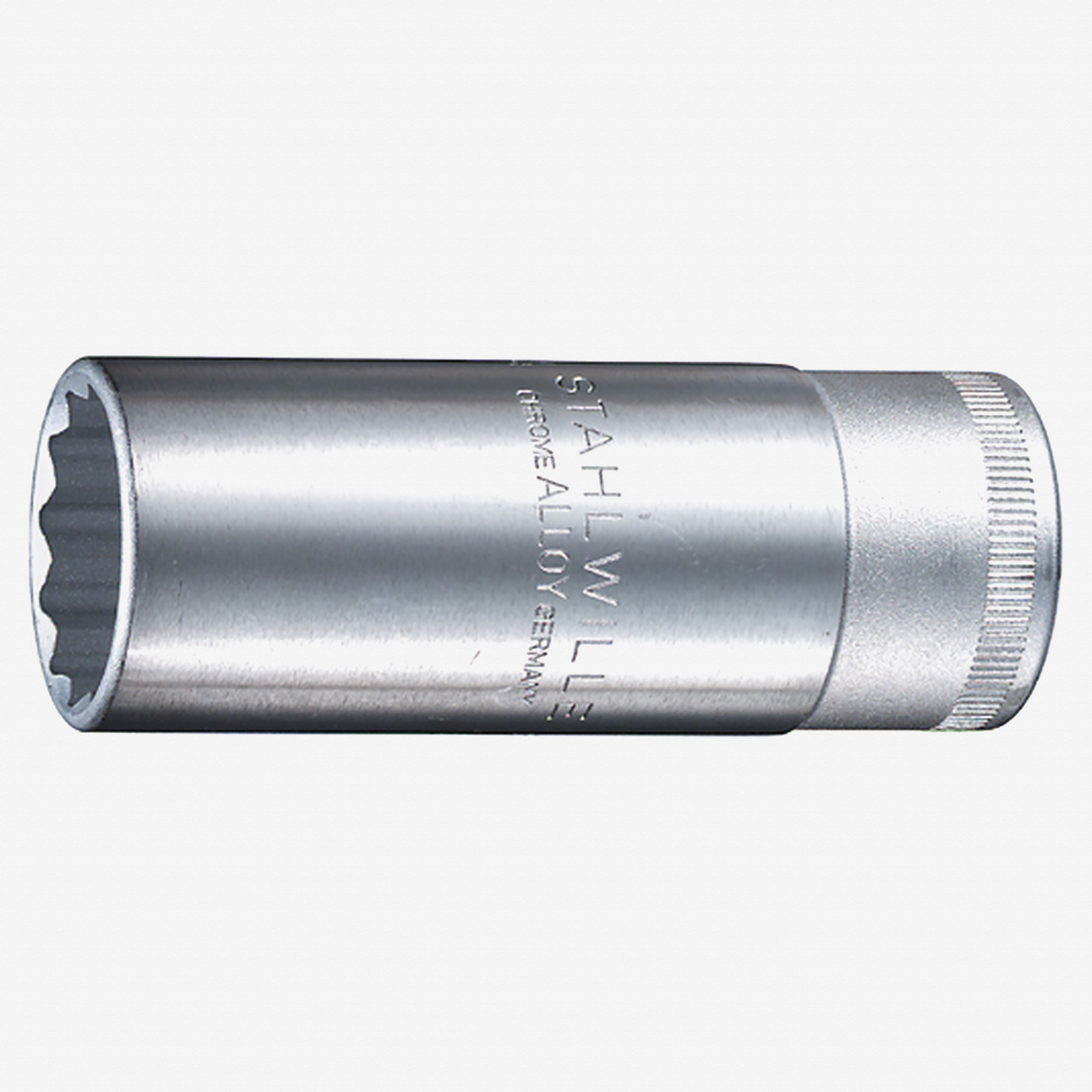 Stahlwille 51 Extra Deep Socket, 1/2" Drive, 12 Point, 26 mm