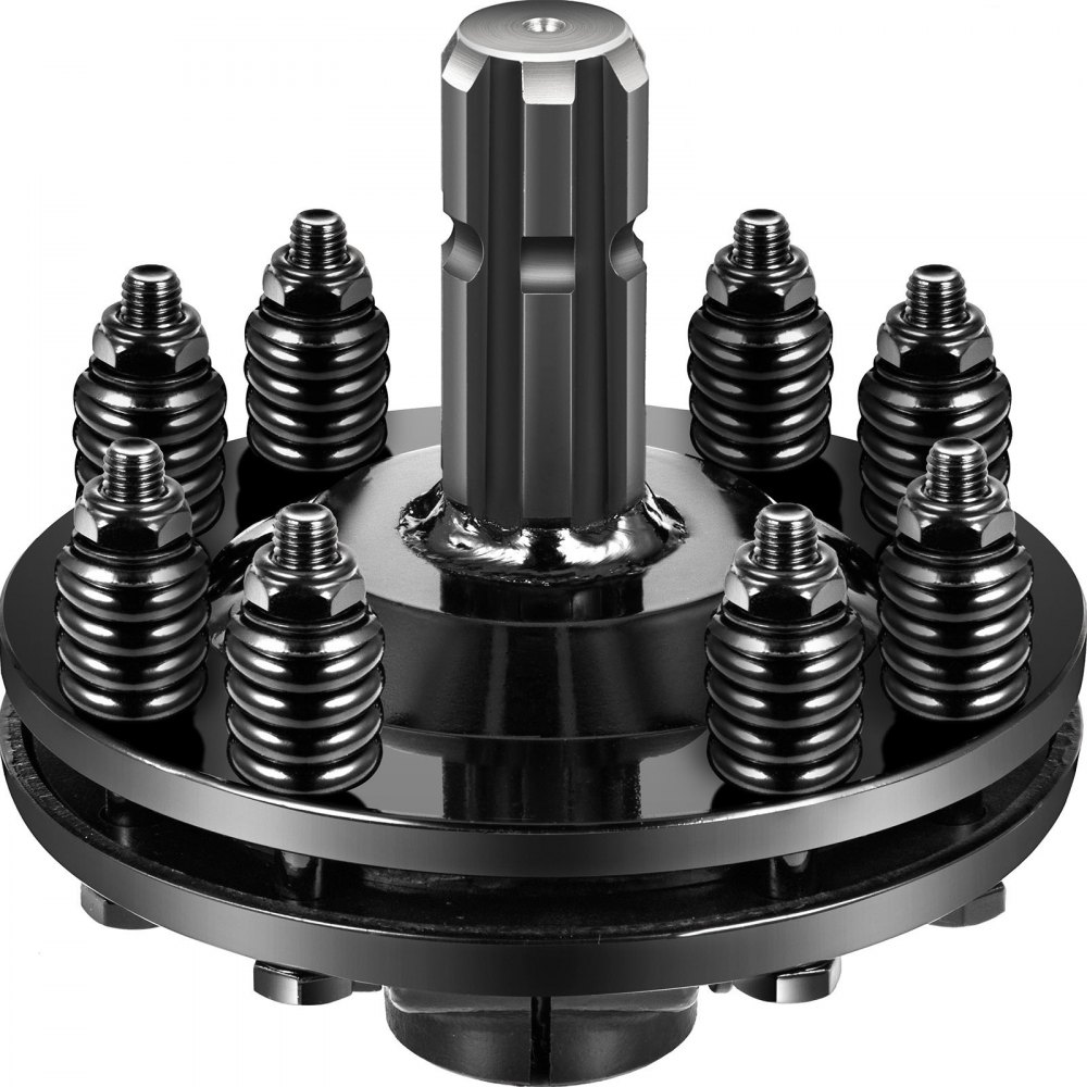 VEVOR Slip Clutch, 1 3/8" PTO Slip Clutch, 6 Spline Ends PTO Friction Clutch, Carburized Steel Tractor Slip Clutch, Adjustable Rotary Cutter Slip Clutch, Black PTO Slip Clutch Spline for PTO Shaft - CDZGZBHQHSLDHJ001V0