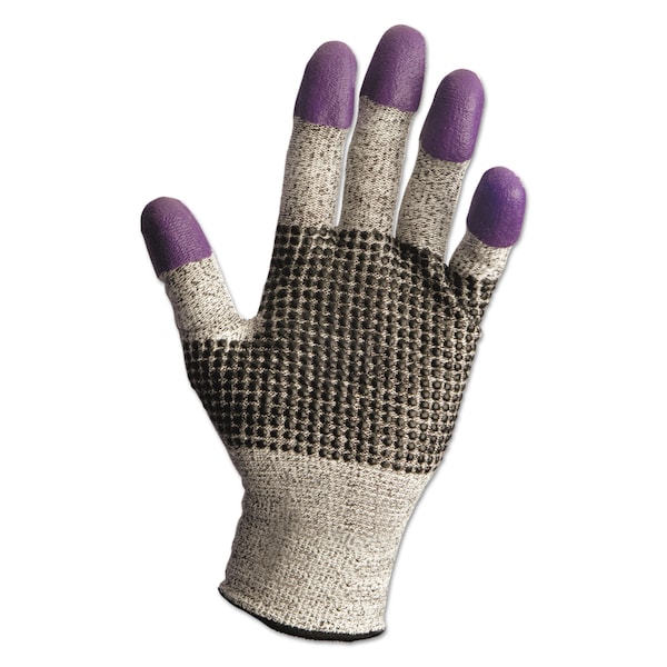 Guantes de Nitrilo Morado Kleenguard G60, Largo de 240mm, Tamaño Grande/9, Negro/Blanco, Paquete con 12 piezas - KCC 97432.