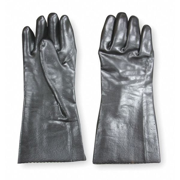 Guantes resistentes a químicos de 14" Condor, PVC, XL, 1 par - 2YEP4