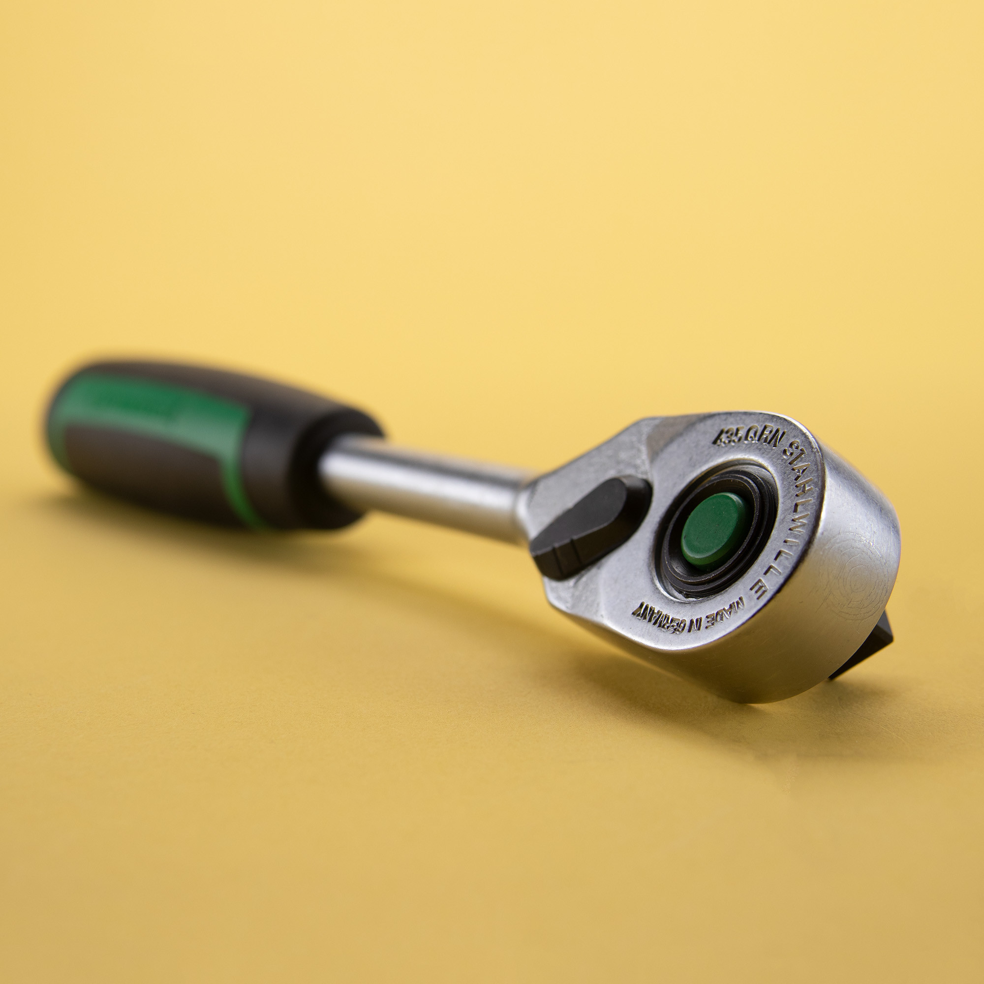 Stahlwille 435QR N QuickRelease Ratchet, Fine Tooth, 3/8" Drive
