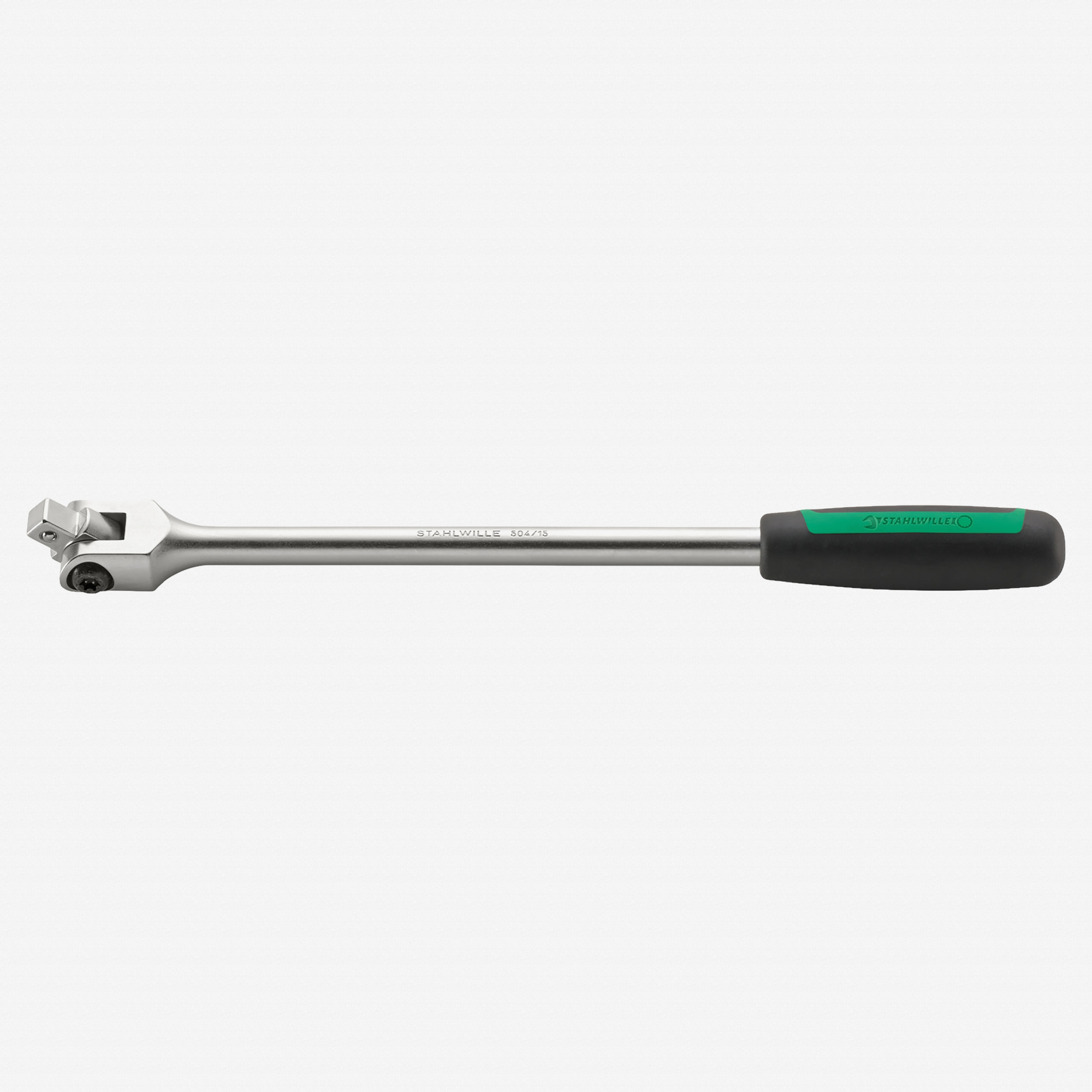 Stahlwille 504 Breaker Bar with Swivel Head, 1/2" Drive, 15" OAL
