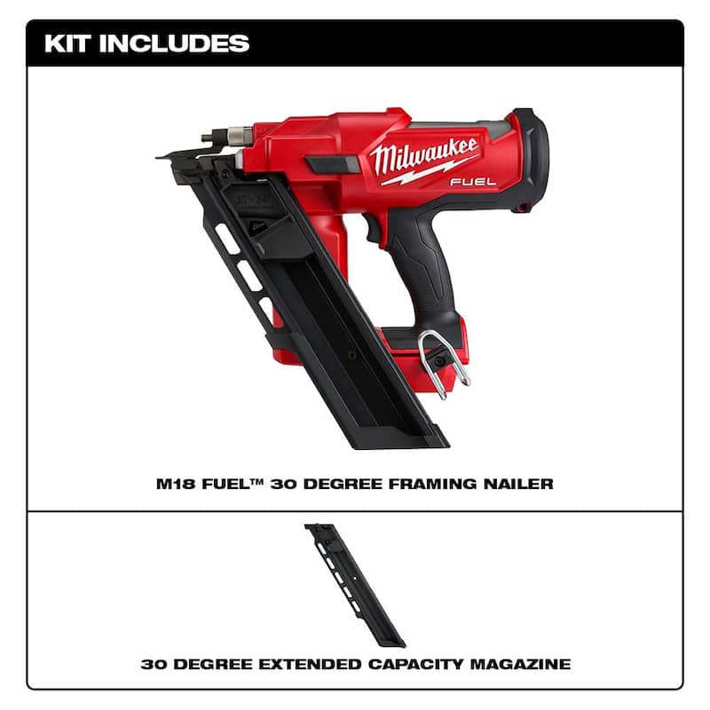 Milwaukee M18 FUEL 3-1/2 in. 18-Volt 30 grados de iones de litio sin escobillas inalámbrico Enmarcado Clavadora Herramienta-Solo con capacidad de Mag Ampliada - 2745-20-48-08-2745

Si necesitas ayuda con algo más, házmelo saber.