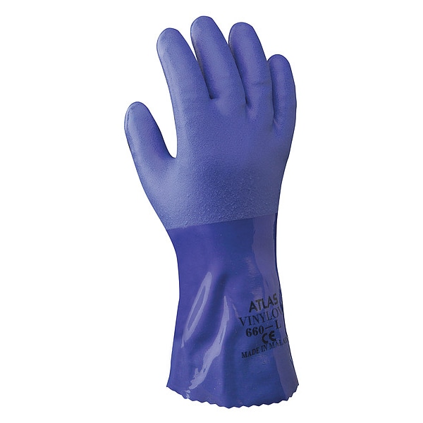 Showa VF, Guantes ChemRes, PVC, Azul, S, 1PA54, PR - 660S-07-V

(Note: "ChemRes" puede referirse a "Chemical Resistant", es decir, resistentes a químicos)