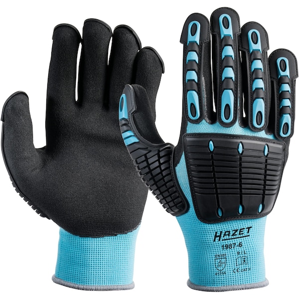 Guantes de mecánico Hazet 1987-6, L - HZ1987-6