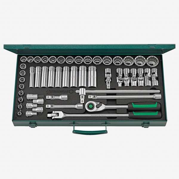 Stahlwille 50/43/7QR Metric Socket Set, 1/2" Drive, 50 Pieces