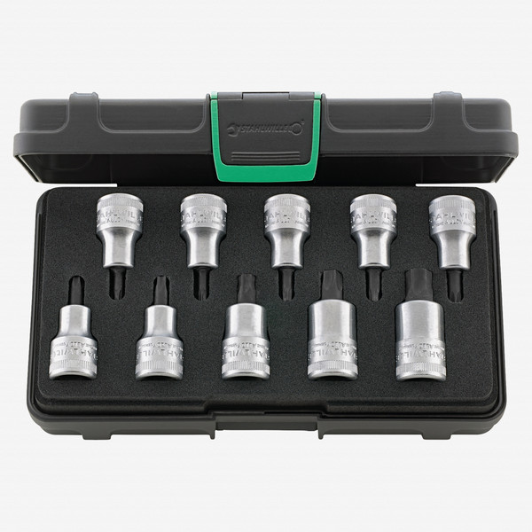 Stahlwille 54TX/10 1/2" Drive, Torx Socket Set, T20-T60, 10 Pieces