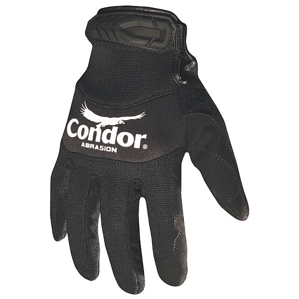 Guantes de Mecánico Cóndor, S, Negro, Spandex/Neopreno - 42KZ49