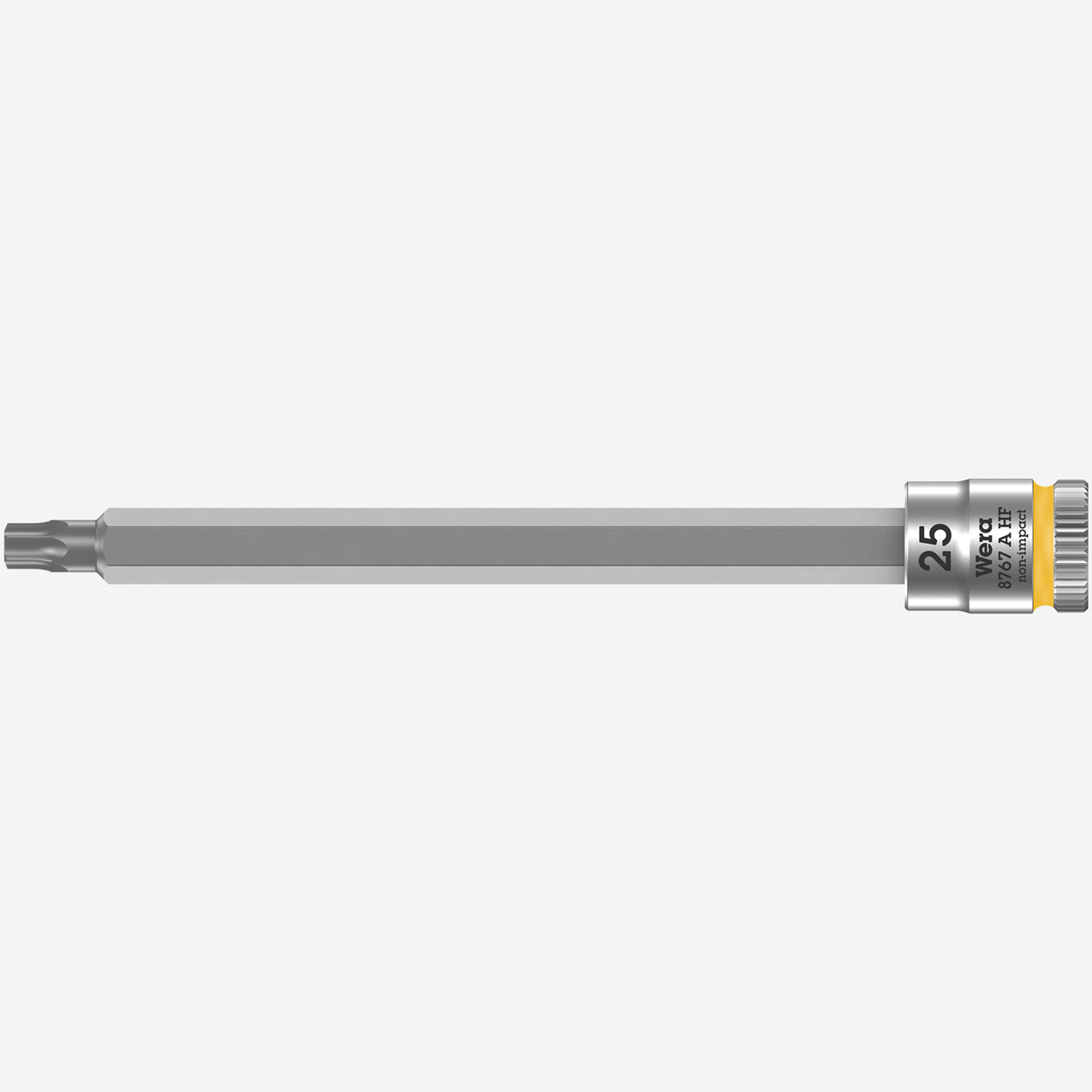 Wera 003366 8767 A HF Torx Zyklop Bit Socket 1/4" Drive with Holding Function , TX 25 x 100 mm