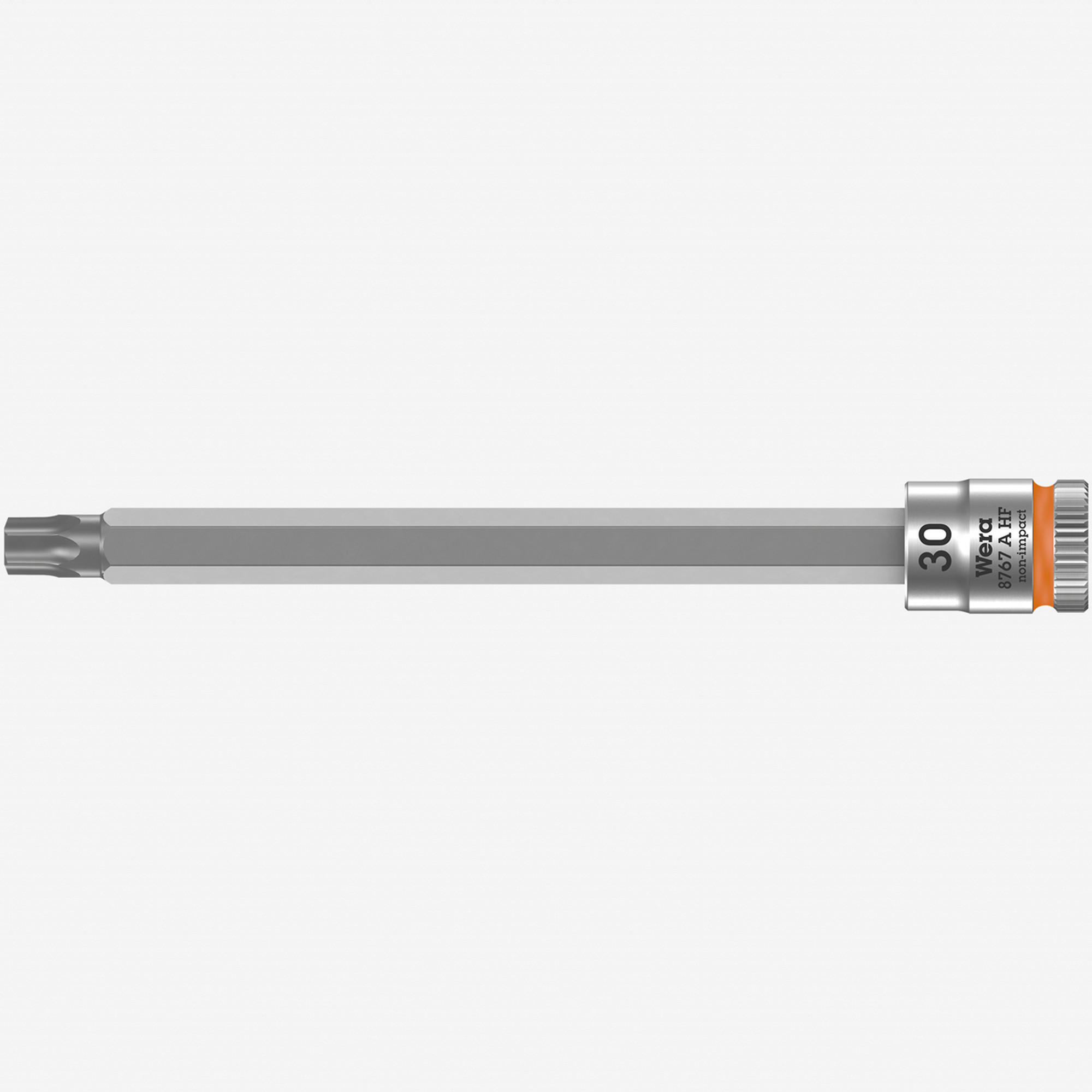 Wera 003370 8767 A HF Torx Zyklop Bit Socket 1/4" Drive with Holding Function , TX 30 x 100 mm