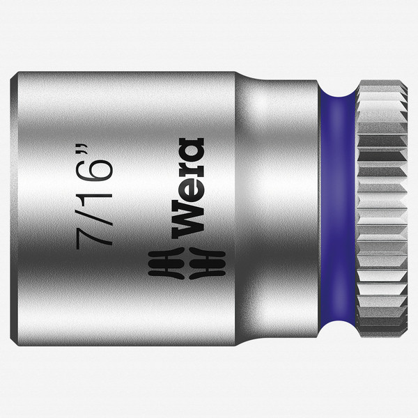 Wera 003521 7/16" x 1/4" Zyklop Socket