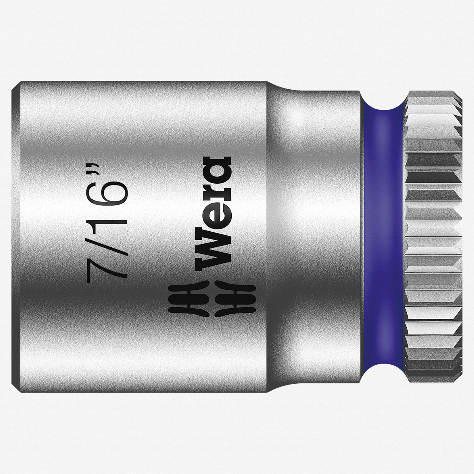 Wera 003521 7/16" x 1/4" Zyklop Socket