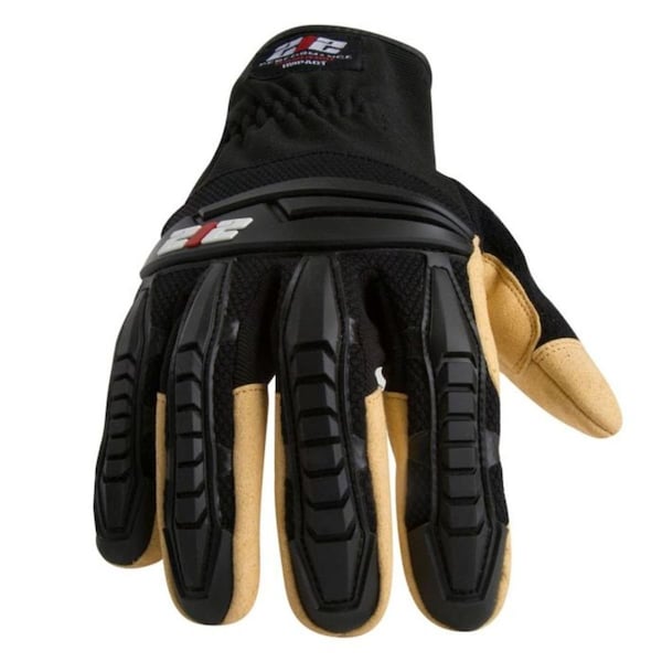 Guantes de impacto resistentes a cortes 212 Performance, Nivel de corte 5, Negro/Beige, Talla S - IMPC5R-05-008