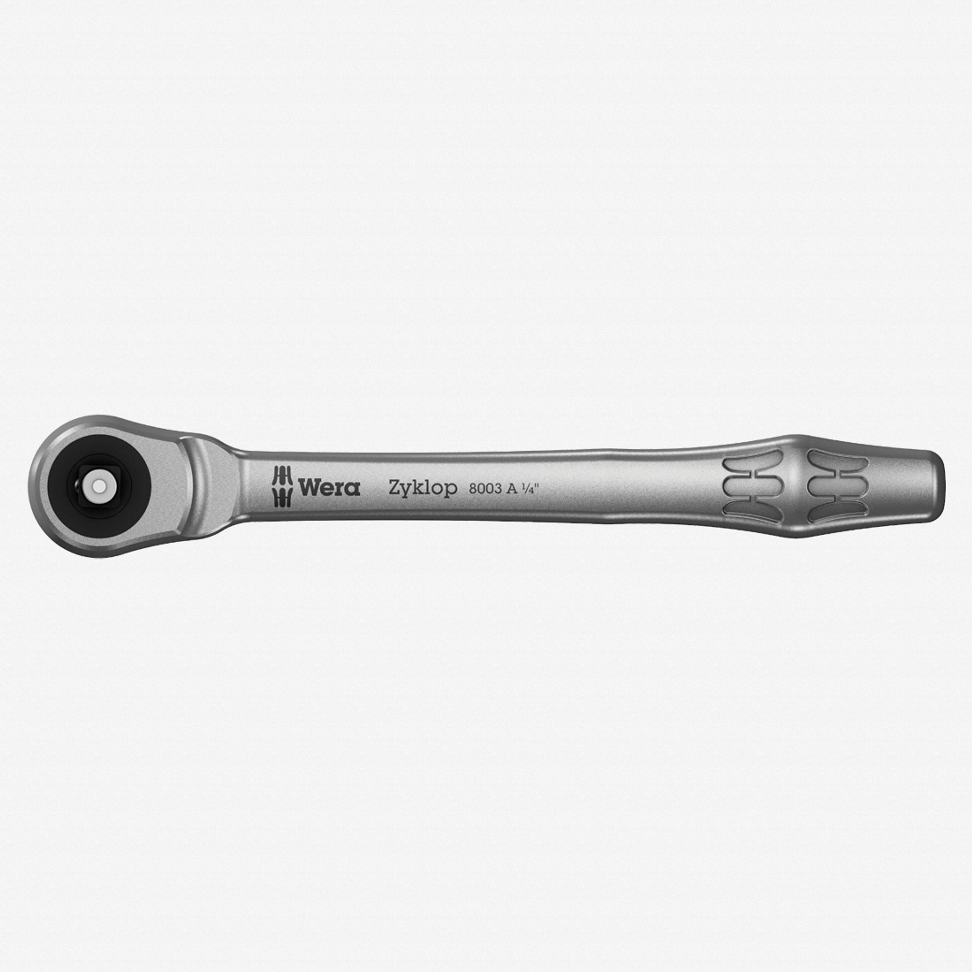 Wera 004003 Zyklop Ratchet 1/4" Drive w/ Push-Through Square