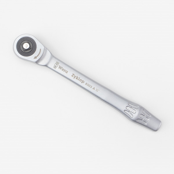 Wera 004003 Zyklop Ratchet 1/4" Drive w/ Push-Through Square