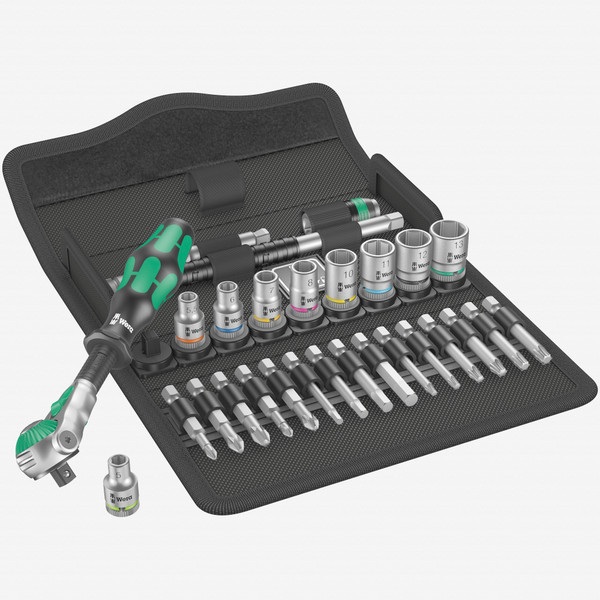 Wera 004016 Zyklop Speed Ratchet 1/4" Drive Metric Set